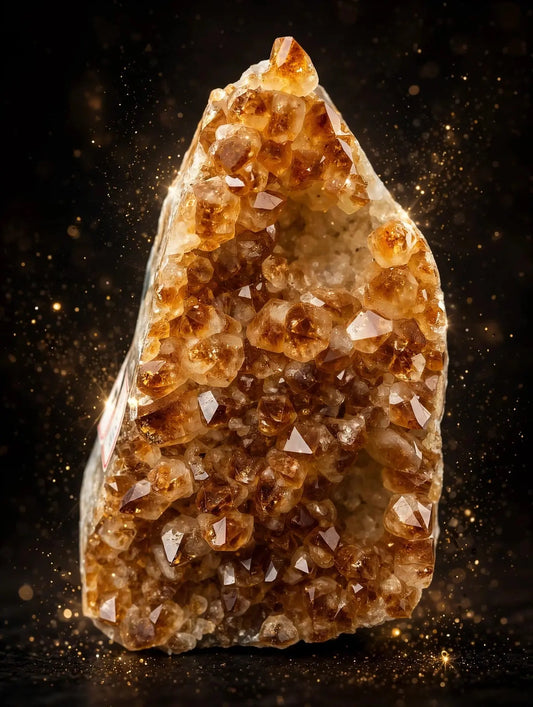 Natural Citrine Cluster Tower -Brazilian | Sun Point jewellers