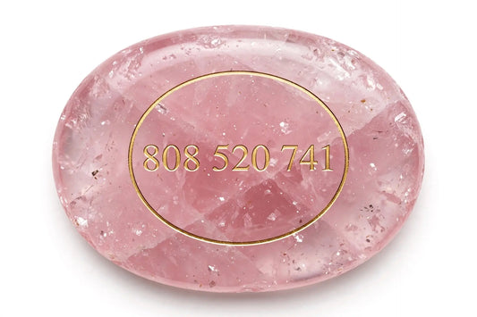 Zibu Coin Set 808 520 741 - Natural Stone Rose Quartz | Love Magnet | Sun Point Jewellers