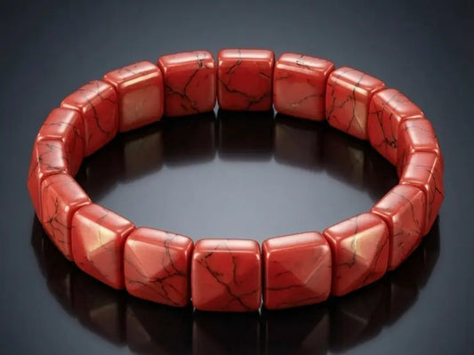 Natural Red Jasper Bracelet | Certified Healing Stone Bracelet | Sun Point Jewellers URL Sun point jewellers