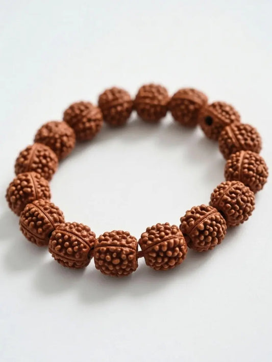 Original 7 Mukhi Rudraksha Bracelet – Nepal Round Beads – Lab Certified Shani Dosh Protection | Sun Point Jewellers