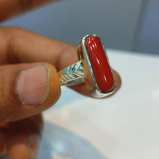 Natural Red Coral (Moonga) Stone in Kolkata | Certified Moonga Gemstone for Mars | Sun Point Jewellers 🪸 Sun point jewellers