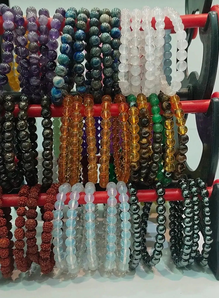 Natural Crystal bracelet from sun point jewellers 