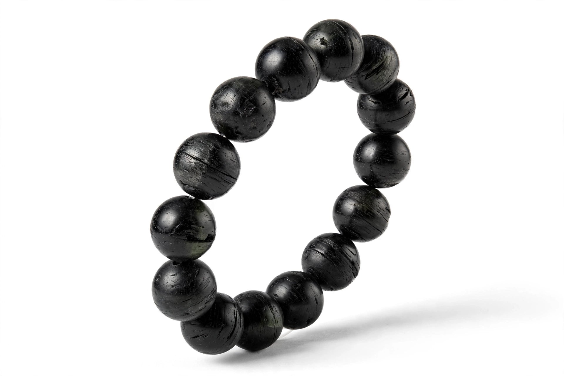 Original Black Tourmaline Bracelet 8mm & 10 mm - Nazar Protection Bracelet for Evil Eye & Negative Energy Removal - Lab Certified - Sun Point Jewellers Since 1980 Sun point jewellers