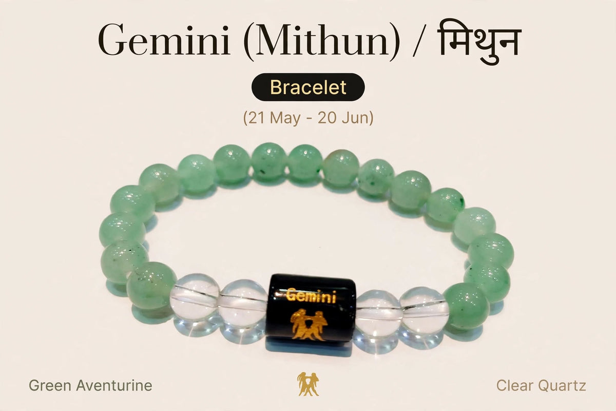 Zodiac crystal bracelet sun point jewellers 