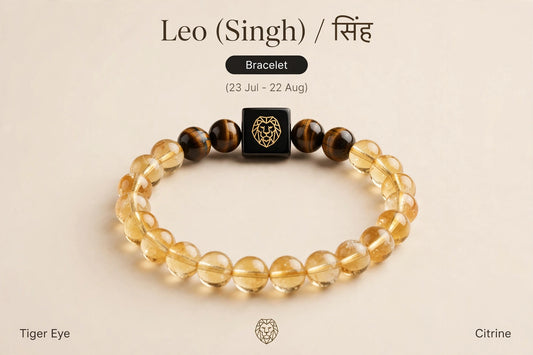 Natural Zodiac Crystal Bracelet – Rashi Stone Bracelet for Luck, Health & Protection Sun point jewellers