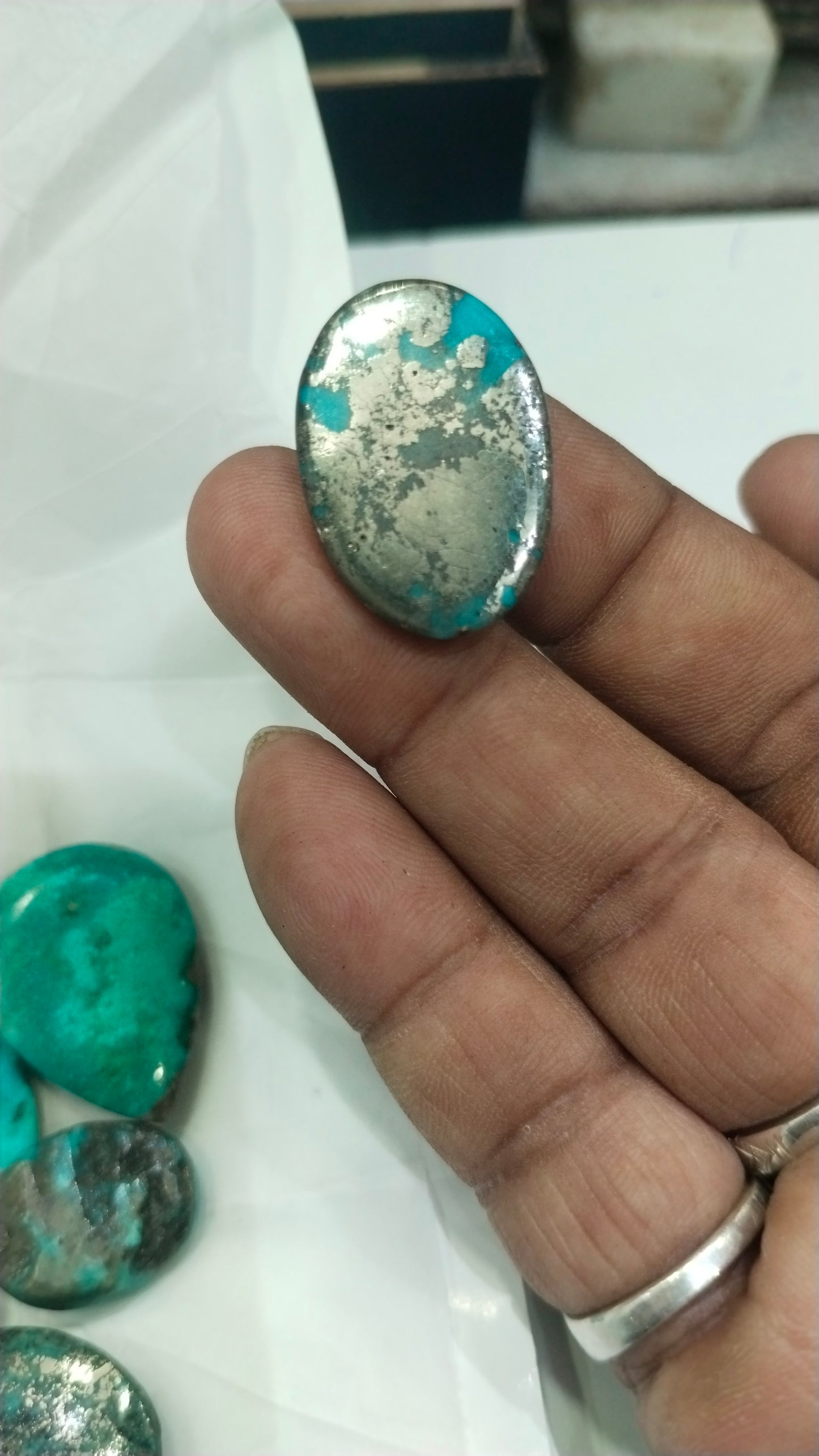 Firoza Gemstone / Turquoise Stone – Certified & Natural | Sun Point Jewellers Kolkata Sun point jewellers