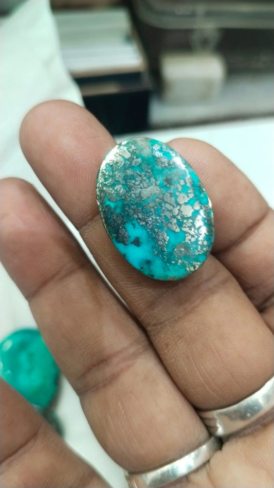 Firoza Gemstone / Turquoise Stone – Certified & Natural | Kolkata Sun Point jewellers