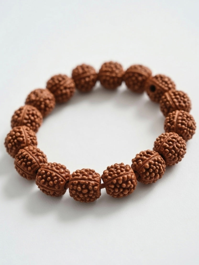 Original 7 Mukhi Rudraksha Bracelet – 100% Natural Nepal Round Beads – Lab Certified for Wealth & Shani Dosh Protection | Sun Point Jewellers Sun point jewellers