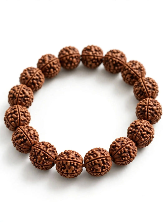 Original 7 Mukhi Rudraksha Bracelet – 100% Natural Nepal Round Beads – Lab Certified for Wealth & Shani Dosh Protection | Sun Point Jewellers Sun point jewellers