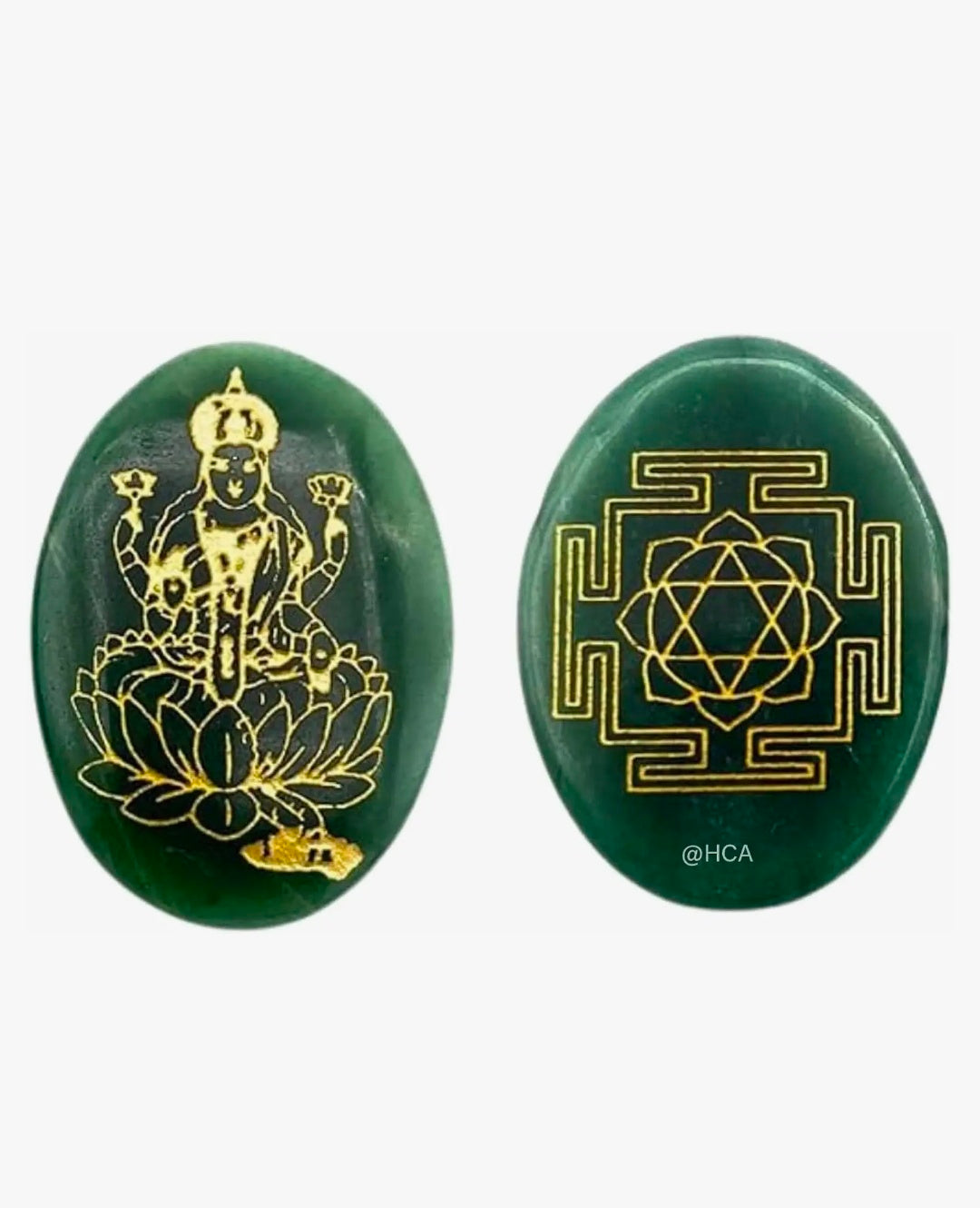 Zibu Coin Set 808 520 741 - Green Aventurine & Rose Quartz Money & Love Magnet | 9 Coins Set with Zibu Symbol | Sun Point Jewellers Since 1980 Sun point jewellers