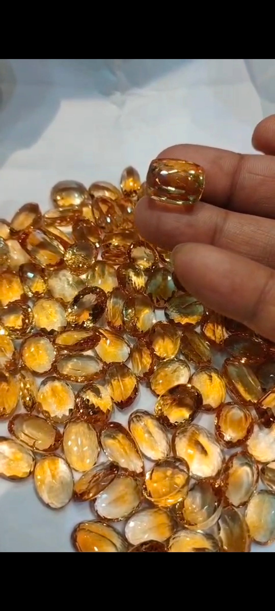 Original Citrine Stone Price - Natural Sunela Patthar Oval Cut Loose Gemstone - Pukhraj Alternative | Sun Point Jewellers Since 1980 Kolkata Sun point jewellers