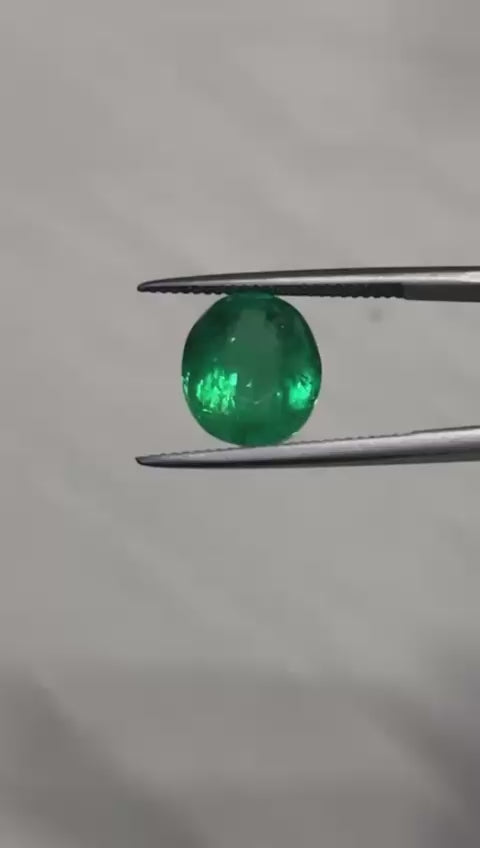 Original Emerald Stone / Panna Ratna - Colombian Zambian Certified | 3-10 Carat